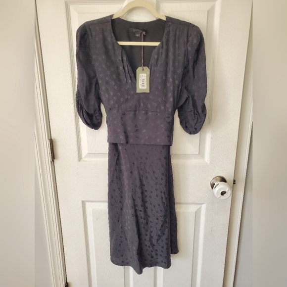 AllSaints Black ‘Avery’ dress with short sleeves Size:10 - Picture 4 of 15